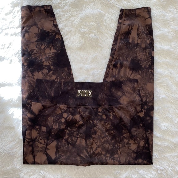 Victoria’s Secret PINK Active seamless workout tights - marble tie dye - Picture 5 of 16